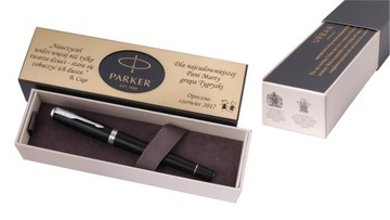 Ручка-роллер PARKER Urban Muted Black CT С ГРАВИРОВКОЙ