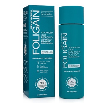 Шампунь Foligain Professional, ускоряющий рост волос, с 2% триоксидилом.