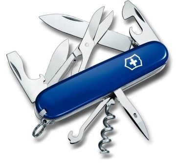 Victorinox 1.3703, Карманный нож Climber, 91 мм, 14 функций, ножницы, синий