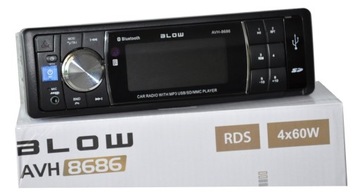 АВТОМОБИЛЬНОЕ РАДИО BLOW MP3 USB SD BLUETOOTH 4x 60 Вт