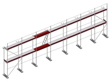 ФАСАДНЫЕ ЛЕСА PLETTAC 140 м²