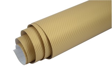 ТЕРМОПЛАСТИЧНАЯ ФОЛЬГА CARBON 3D GOLD 152 x 50 см