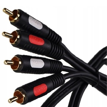 КАБЕЛЬ 2 RCA — 2 x RCA АУДИО CINCH GOLD PROLINK CLASSIC CL427 5 м