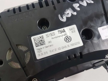 фото thumb №5, Vw golf vii gte спидометр приборы 5g1920754a