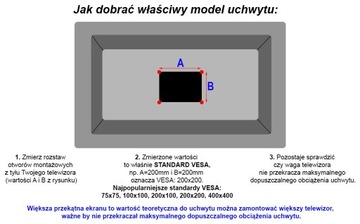 ПРОЧНОЕ КРЕПЛЕНИЕ ДЛЯ ТЕЛЕВИЗОРА 65 ДЮЙМОВ, ДЛИННЫЙ РУЧКА