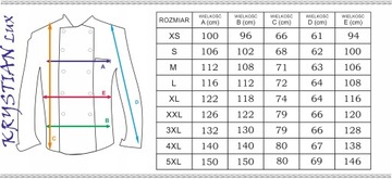 KITEL/BLUZA kucharska ELANOBAWEŁNA FARTUCHY r. 4XL