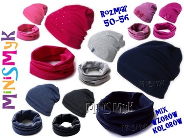 SET CAP + TUBA BEANIE COLORLE 56-60