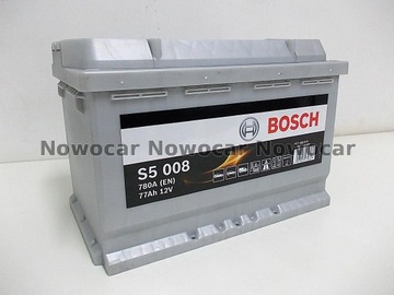 АККУМУЛЯТОР BOSCH SILVER S5 77 Ач 780A PowerFrame SILVER