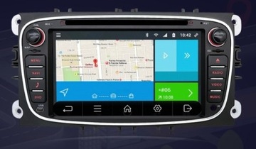 Радио Android 12 DVD 2/32 GPS FORD Mondeo Focus бесплатная камера