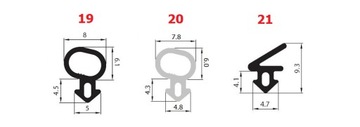 Уплотнитель оконный 10mb DECEUNINCK S-1110