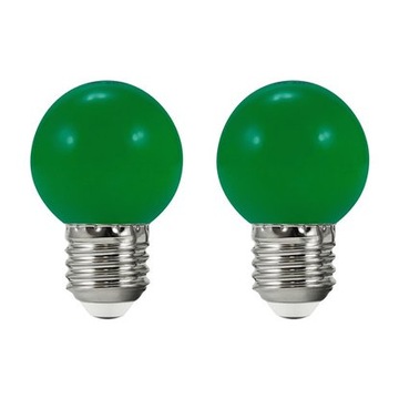 Żarówka LED G45 0,5W do girlandy zielona 36V 2szt