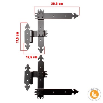 Петли угловые декоративные SET Z-11