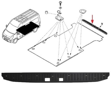 фото thumb №11, Планка накладка порогова master iii зад 849932462r оригінал