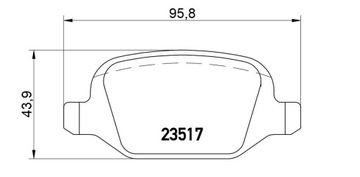 MIKODA 0338 GT DISCS и задние колодки ALFA ROMEO 147