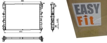 Радиатор, система охлаждение двигателя nrf 53096 Доставка, фото thumb