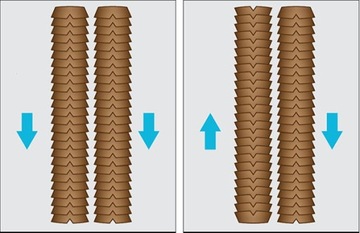 WŁOSY NATURALNE SŁOWIAŃSKIE 60CM 100 sztuk 0,8g