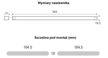 ФВЕНТ 2500Ф белый оконный воздухоотводчик