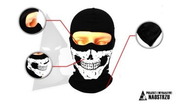 Хлопковые зимние лыжи Balaclava Jaw с 1 ​​отверстием