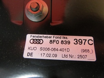 фото thumb №6, Audi a5 s5 8f cabrio підйомник вікна лівий зад