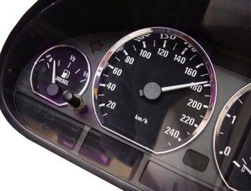 фото thumb №4, Хромовані рамки na прилади лічильник do bmw 3 e46