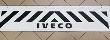 Брызговик полуприцепа IVECO белый с тиснением