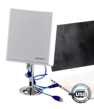 Panelowa antena z routerem WiFiSKY WIFI SKY 10km