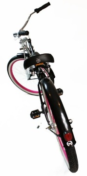 Женский велосипед Beach Cruiser 26 LADY SPRINGER черный шестерни розовый ROYALBI