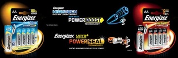 БАТАРЕИ ENERGIZER AA R6, ОЧЕНЬ ДОЛГИЙ СРОК СЛУЖБЫ