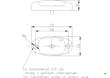 СВЕТОДИОДНАЯ БОКОВАЯ МАРКАРНАЯ ЛАМПА Маркер FT-025Z 12/24В