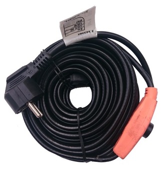 KERBL Kabel grzewczy z termostatem, 8 m, 128 W