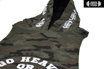 Tank Top z kapturem Legalna Sztanga moro S gym
