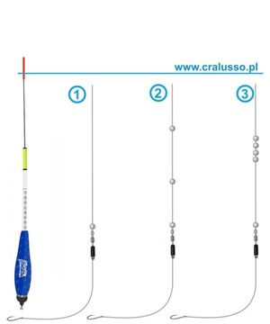 Поплавок Waggler Cralusso Sensitive 11 г, новый