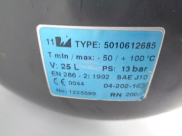 фото thumb №6, Renault midlum dxi volvo fl fe бак botlę повітря 25 l 5010612685