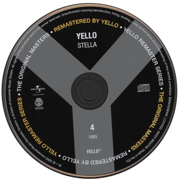 Компакт-диск серии Yello Stella Remaster + бонус-трек