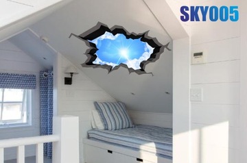 Наклейки на потолок или стену 3D SKY SKY 130х90см