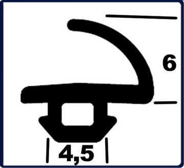 Уплотнитель для алюминиевых окон и дверей Aluprof 553