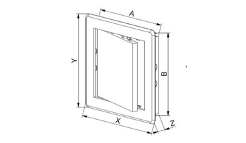 AWENTA ДВЕРНАЯ ПОКРЫТКА DT14 200x300 КОРИЧНЕВАЯ