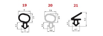 1м = 1,55 зл. ПРОКЛАДКА 2м ПРОКЛАДКА для окна ALUPLAST