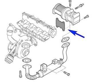 Заглушка EGR Fiat Opel Lancia 1.9 2.4 JTD CDTI