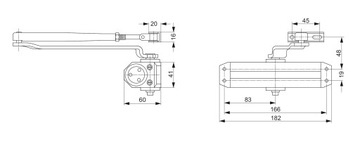 ДВЕРНОЙ ДОВОДЧИК ASSA ABLOY DC110 [4 ЦВЕТА НА ВЫБОР]