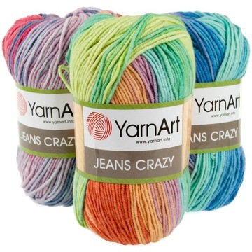 Пряжа YarnArt Jeans Crazy 7202