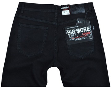 Spodnie męskie jeans Big More 610 czarne L30 pas 104 cm 41/30