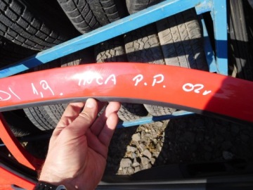 Двері праве перед seat inca 2002r червоні комплект Зі Шроту, фото thumb