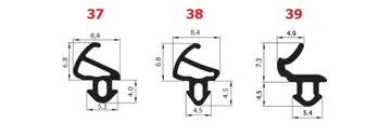 ALUPLAST S-1172 Уплотнитель оконный