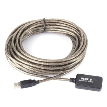 Przedłużacz kabel USB 2.0 aktywny 10 m przedłużka