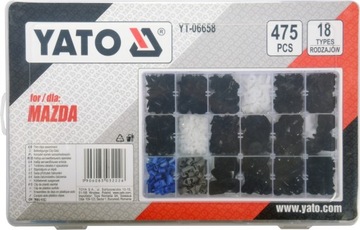 Запонки для автомобилей MAZDA 475 шт YATO YT-06658