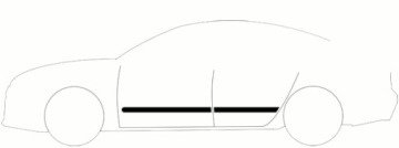 фото thumb №6, Ford focus ii mk2 2004 - 2011 планки боковые, защитные накладки дверь - комплект
