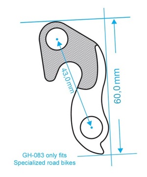 Hak Przerzutki GH-083 Specialized Univega Focus