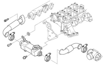 Zamiennik zaślepka EGR Freelander BMW 2.0D 3.0D