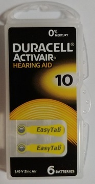 Слуховые батарейки Duracell 10 13 312 675 60 шт.